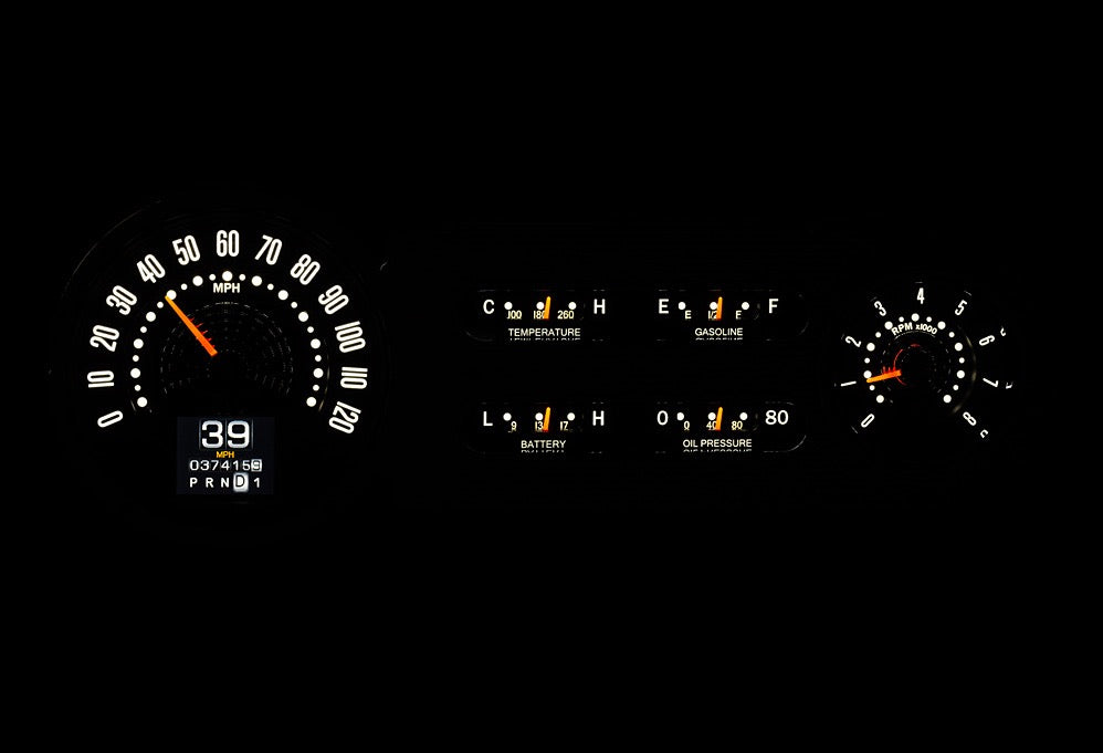 53-54 Chevy Car RTX Cluster